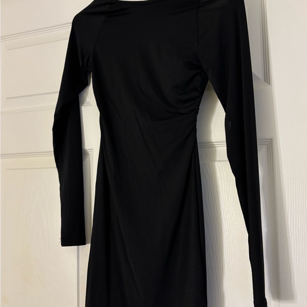 Princess Polly- Elegant Black Long Sleeve Dress